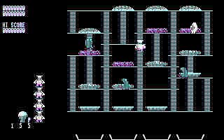 illustration Jeux Années 80 Burger Time illustration